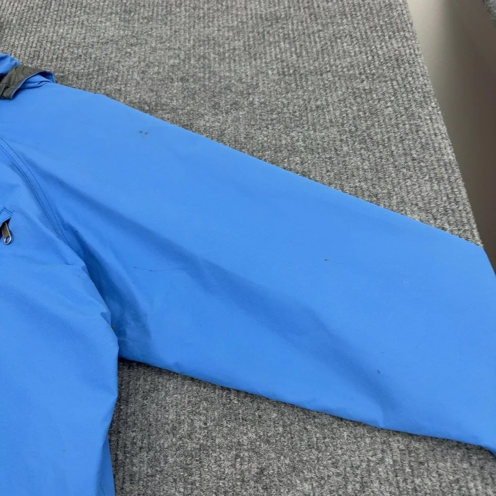 Vintage Windy Pass By The North Face Jacket Mens L Blue Gore-Tex Hooded Gorpcore